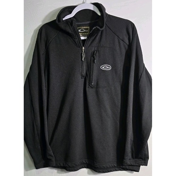 Other - Drake Waterfowl Systems Mens Large Breath Lite Sweatshirt Black Fleece